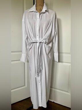 H&M Classic White Shirt Dress